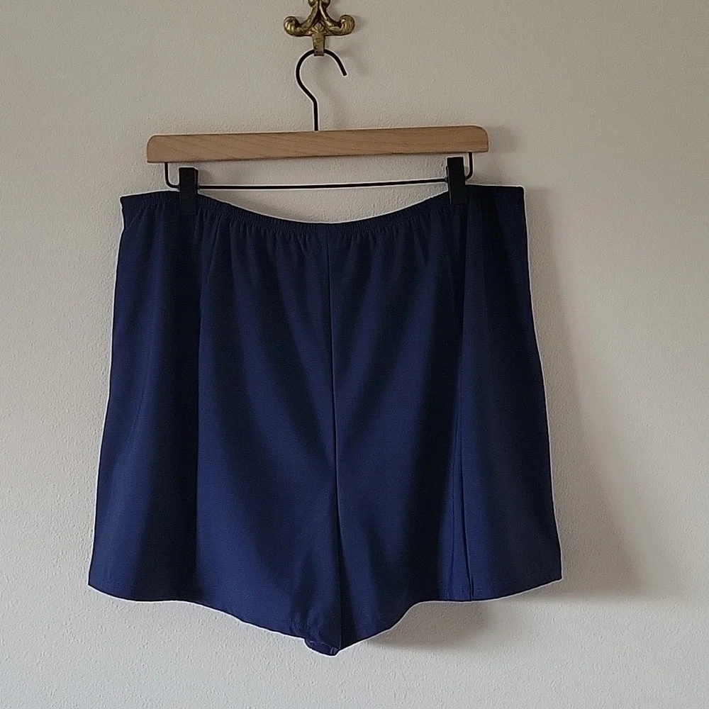 NWT T.H.E. Swimwear Topanga Swim‎ Short Navy Size 22W